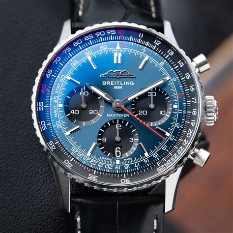 Breitling Navitimer 1 B01 Chronograph Blue Dial SS